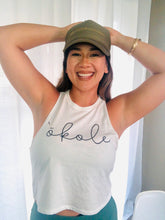 Load image into Gallery viewer, `Ōkole Racerback Cropped Tank