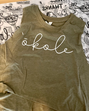 Load image into Gallery viewer, `Ōkole Racerback Cropped Tank