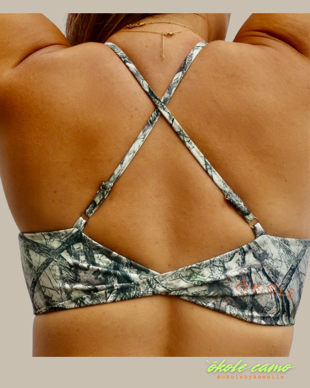 ADJUSTABLE TWIST BACK BRA