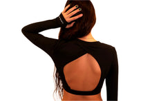 Load image into Gallery viewer, Long sleeve Open Back tee
